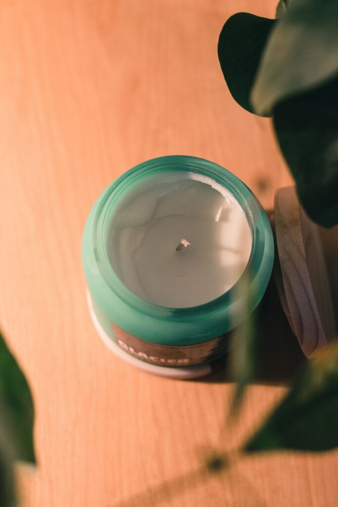 Botanical Jar Candle (Demo) — illustrative stock photograph