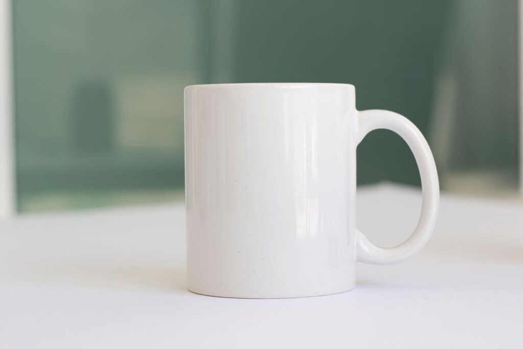 Classic White Mug (Demo) — illustrative stock photograph