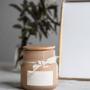 Ribbon Gift Candle (Demo) — illustrative stock photograph